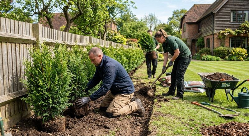 Hedge Planting in Ventura County, CA